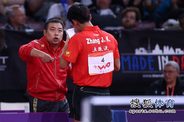 韩国队绝杀奥地利队，张继科带队取胜